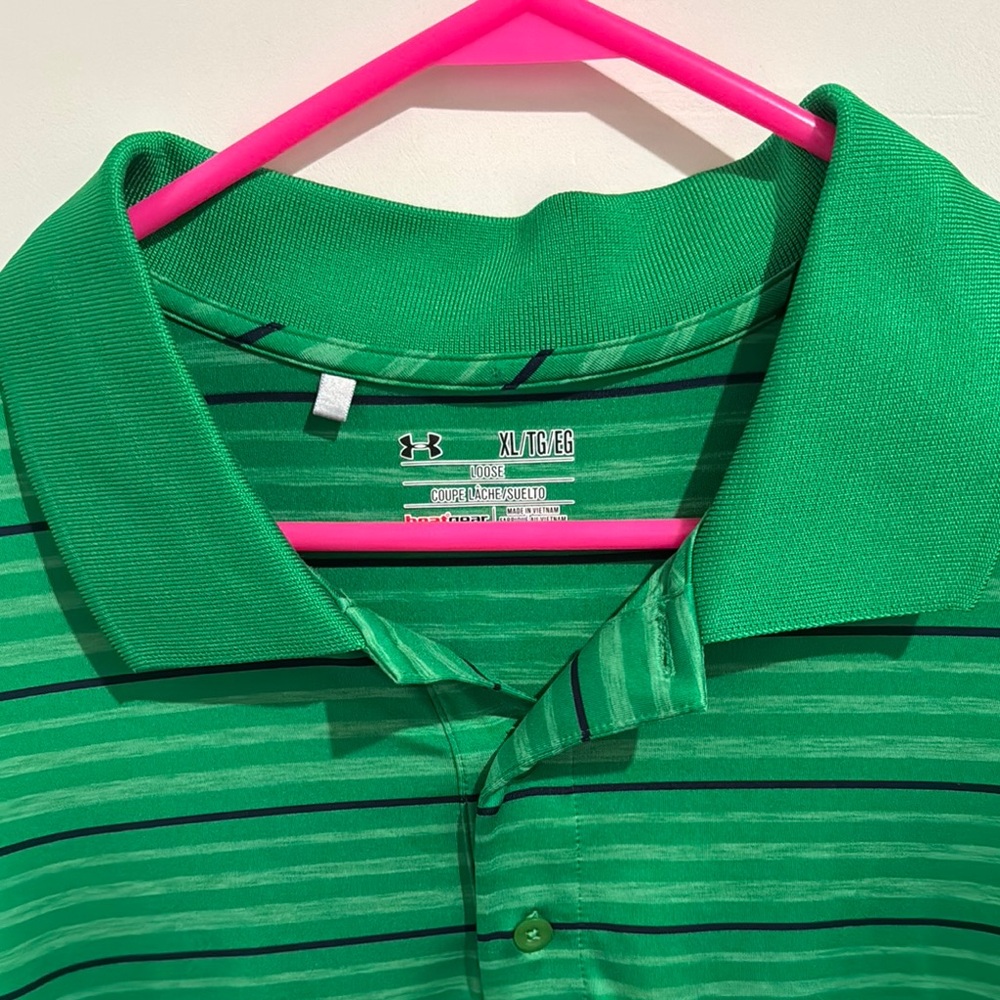Under Armour Vibrant Green Polo Shirt
